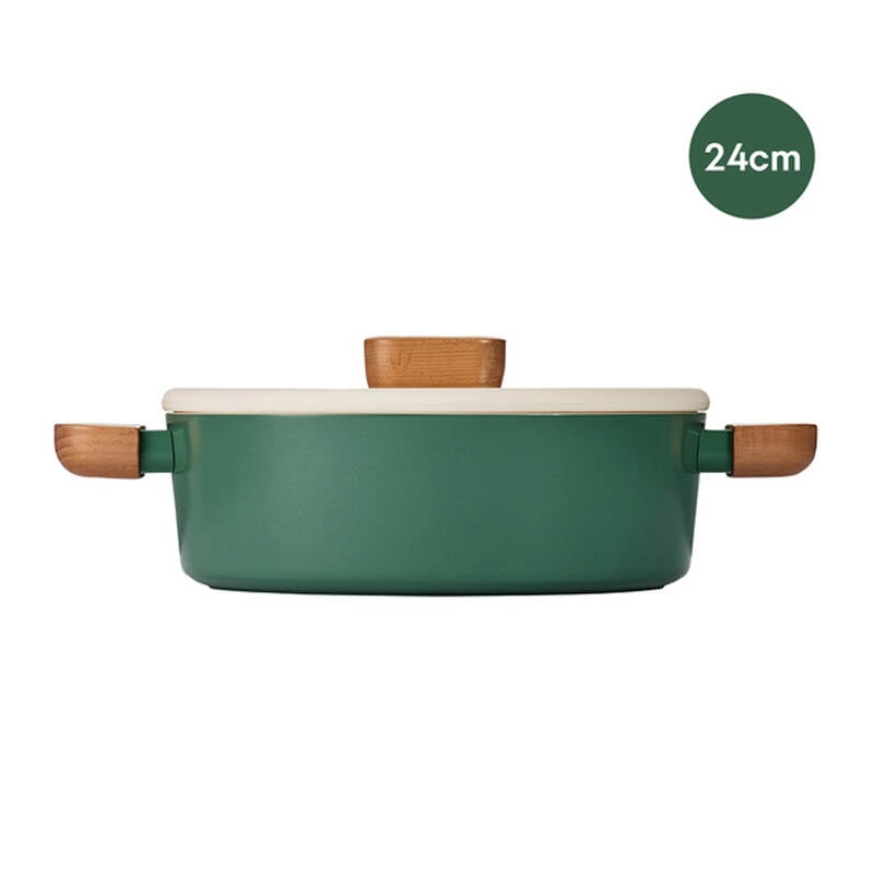 Nồi chống d&iacute;nh LocknLock Suit Sage IH phủ sứ ceramic d&ugrave;ng được bếp từ, bếp gas, bếp hồng ngoại v&agrave; bếp điện image number null